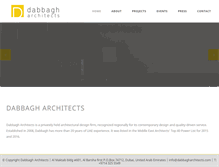 Tablet Screenshot of dabbagharchitects.com